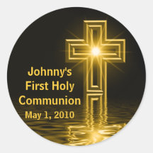Premiers autocollants de la sainte communion du ty
