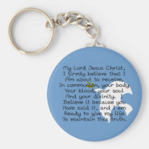 Premiers cadeaux de jour de sainte communion porte-clé