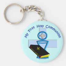 Premiers cadeaux de sainte communion pour des enfa porte-clef