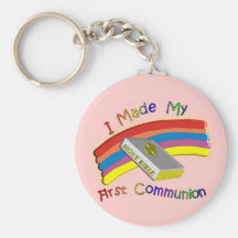 Premiers T-shirts et cadeaux de jour de communion  Porte-clé