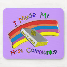 Premiers T-shirts et cadeaux de jour de communion  Tapis De Souris