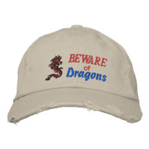PRENEZ GARDE des dragons Casquette Brodée