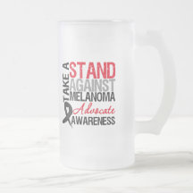Prenez une position contre le mélanome tasse