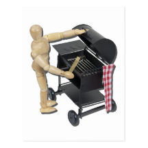 PreparingBarbecueGrill082611 Carte Postale