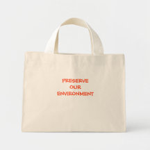 PRÉSERVEZ NOTRE ENVIRONNEMENT SAC