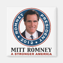 Président 2012 de Mitt Romney Aimants