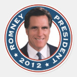Président 2012 de Mitt Romney Autocollants