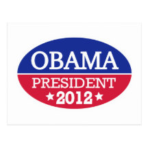Président 2012 d'Obama Cartes Postales