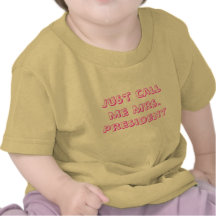 Président de bébé t-shirt