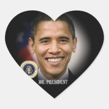 Président des États-Unis de Barack Obama Autocollants