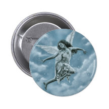 Prêtez l'oreille l'ange de Noël chantent le bouton Badges Avec Agrafe