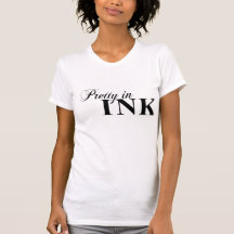 Pretty IN INK T-Shirt , BLACK