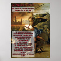 Prière de St Michael Posters