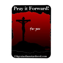 PRIEZ-LE EN AVANT aimant d'Agrainofmustardseed.com Magnets