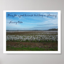 Priez pour la bonne récolte. .by Nancy Ottis Posters