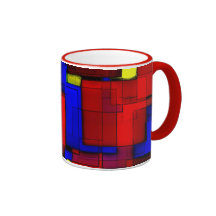 Primary Abstract Coffee Mug