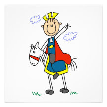 Prince charme sur le cheval faire-parts
