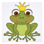 Prince de grenouille de conte de fées avec la cour bristol personnalisé