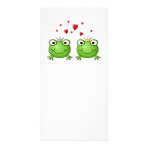Prince de grenouille et princesse de grenouille, a photocarte