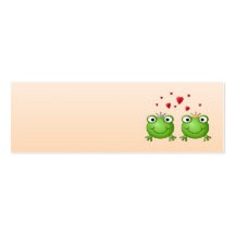 Prince de grenouille et princesse de grenouille, a cartes de visite professionnelles