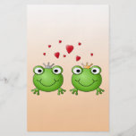 Prince de grenouille et princesse de grenouille, a tract personnalisé