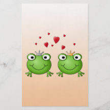 Prince de grenouille et princesse de grenouille, a tract personnalisé