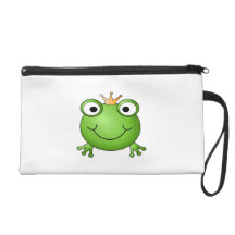 Prince de grenouille. Grenouille heureuse Pochette Avec Dragonne