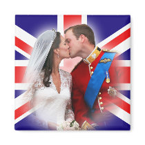 Prince William et aimant de baiser de balcon de Ka magnets