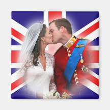 Prince William et aimant de baiser de balcon de Ka