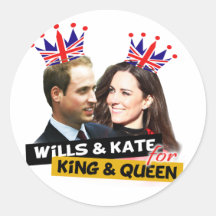 Prince William et autocollants d'amusement de Kate