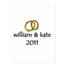 Prince William et mariage 2011 de Kate Carte Postale