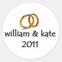 Prince William et mariage de Kate Adhésifs