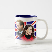 Prince William et tasse de Kate Middleton tasses
