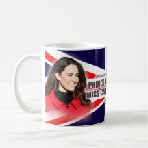 Prince William et tasse royale de mariage de Kate