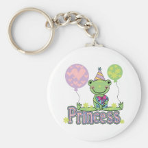 Princesse Birthday Tshirts et cadeaux de grenouill Porte-clef