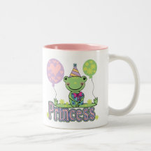 Princesse Birthday Tshirts et cadeaux de grenouill Tasses À Café