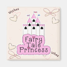 Princesse Castle Design de conte de fées Aimant Pour Réfrigérateur