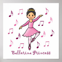 Princesse de ballerine affiche