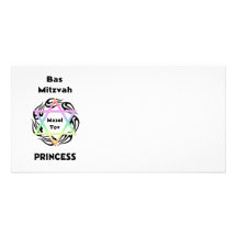 Princesse de Bas Mitzvah Photocartes