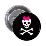 Princesse de crâne badge avec épingle