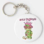Princesse de golf de tortue porte-clef