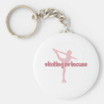 Princesse de patinage porte-clés