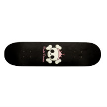 Princesse de pirate skateboard customisable
