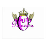 Princesse de rugby cartes postales