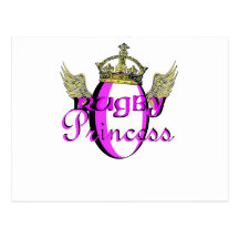 Princesse de rugby cartes postales