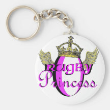 princesse de rugby porte-clef