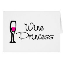 Princesse de vin cartes de vœux