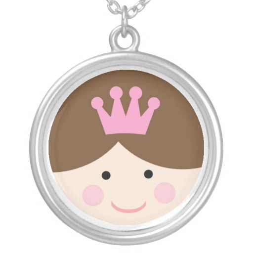 Princesse Doll Face Necklace Bijouterie Personnalisée