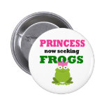 Princesse drôle badges avec agrafe