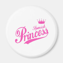 Princesse espagnole magnets pour réfrigérateur